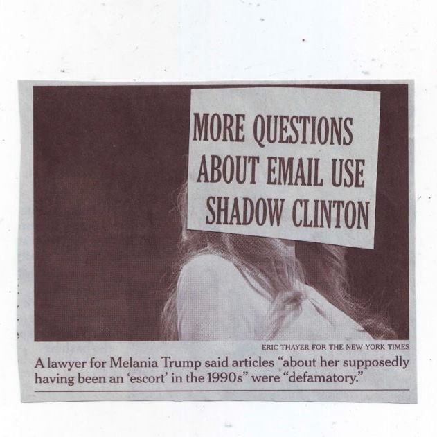 collage melania clinton, ws