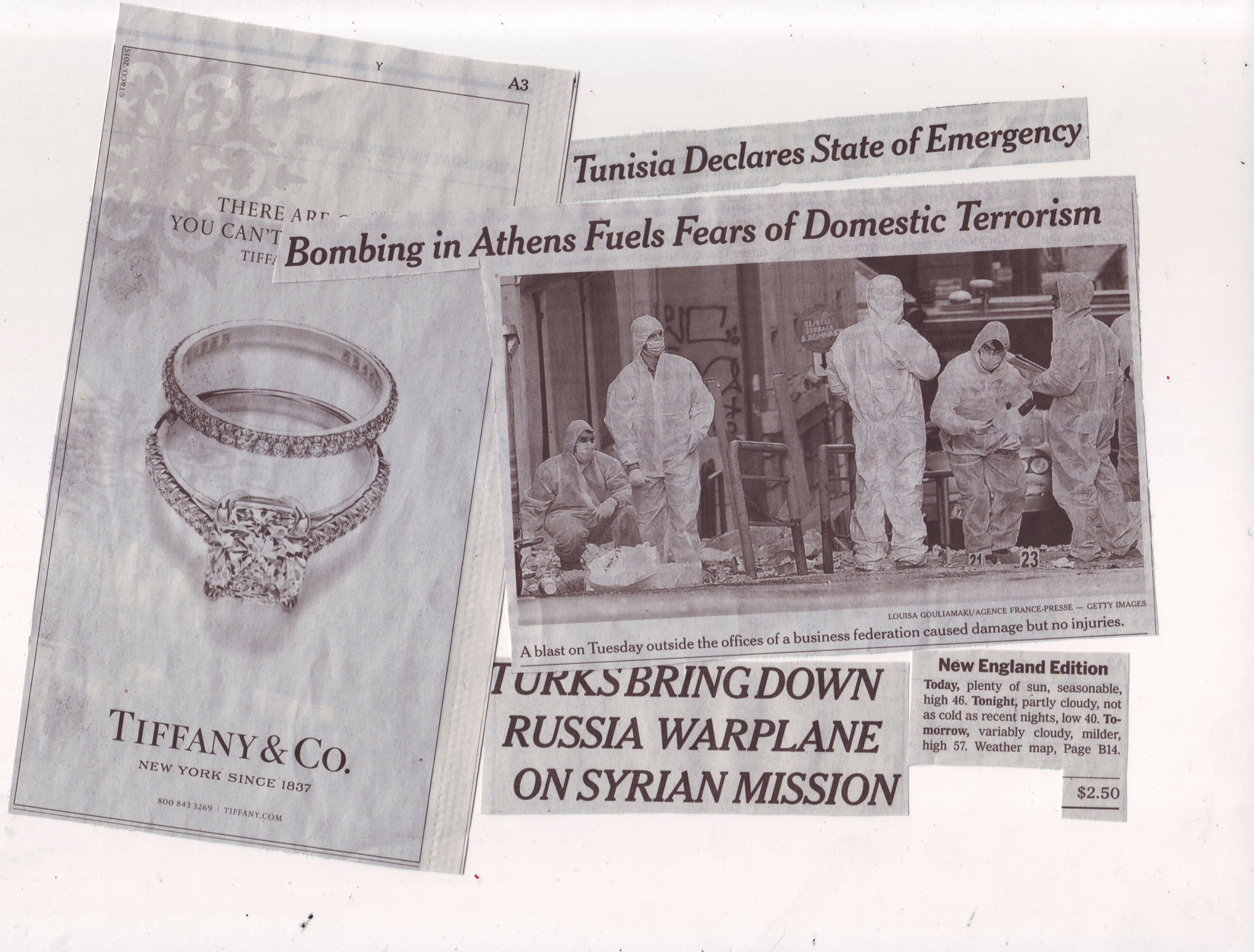 dont panic but quietly move towards the exits